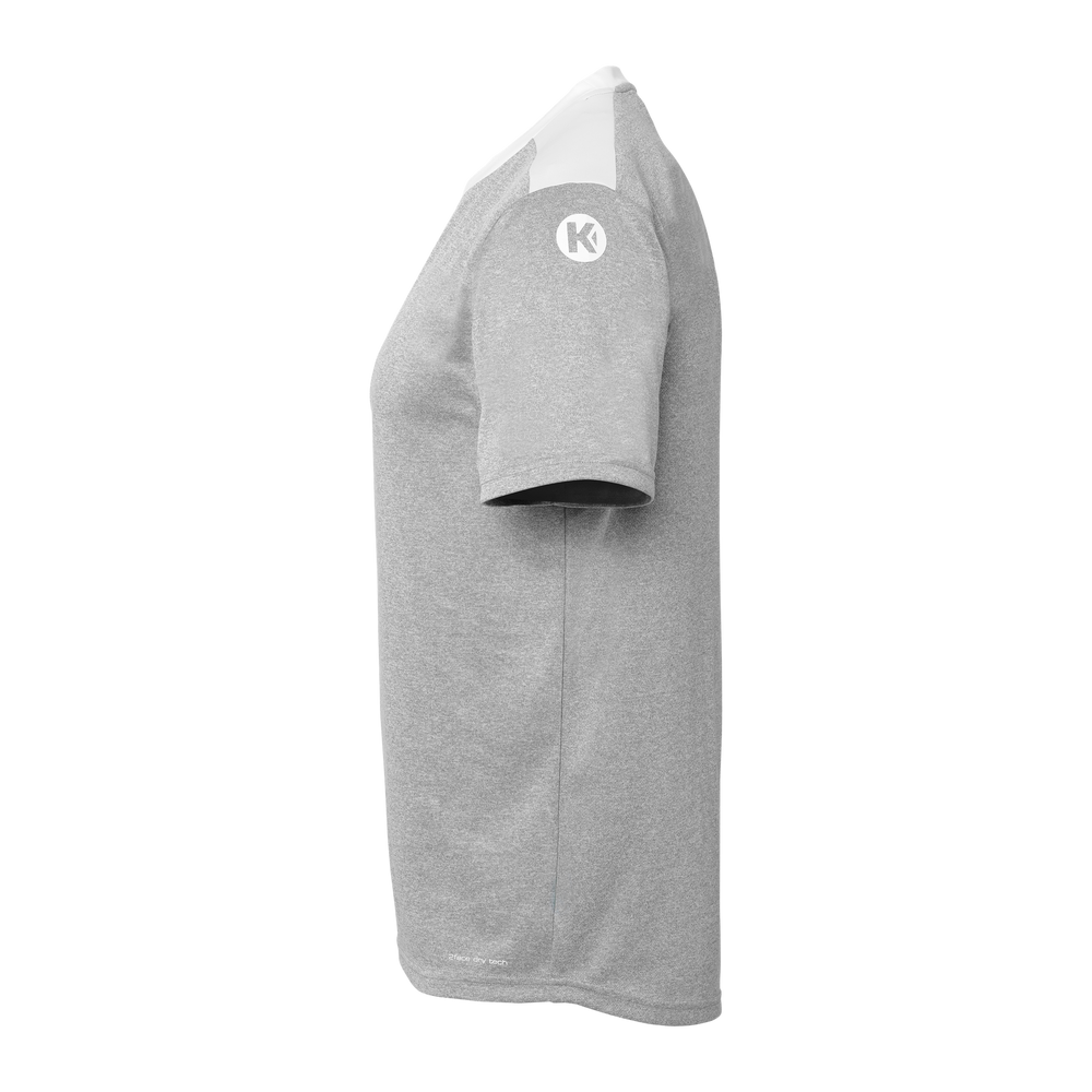 KEMPA Emotion 27 Shirt Kind (dark grau melange/weiß)