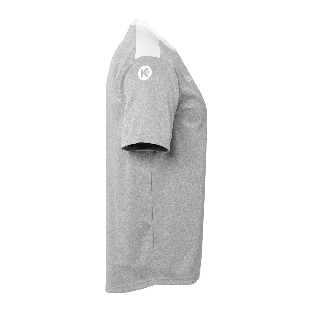 KEMPA Emotion 27 Shirt Kind (dark grau melange/weiß)