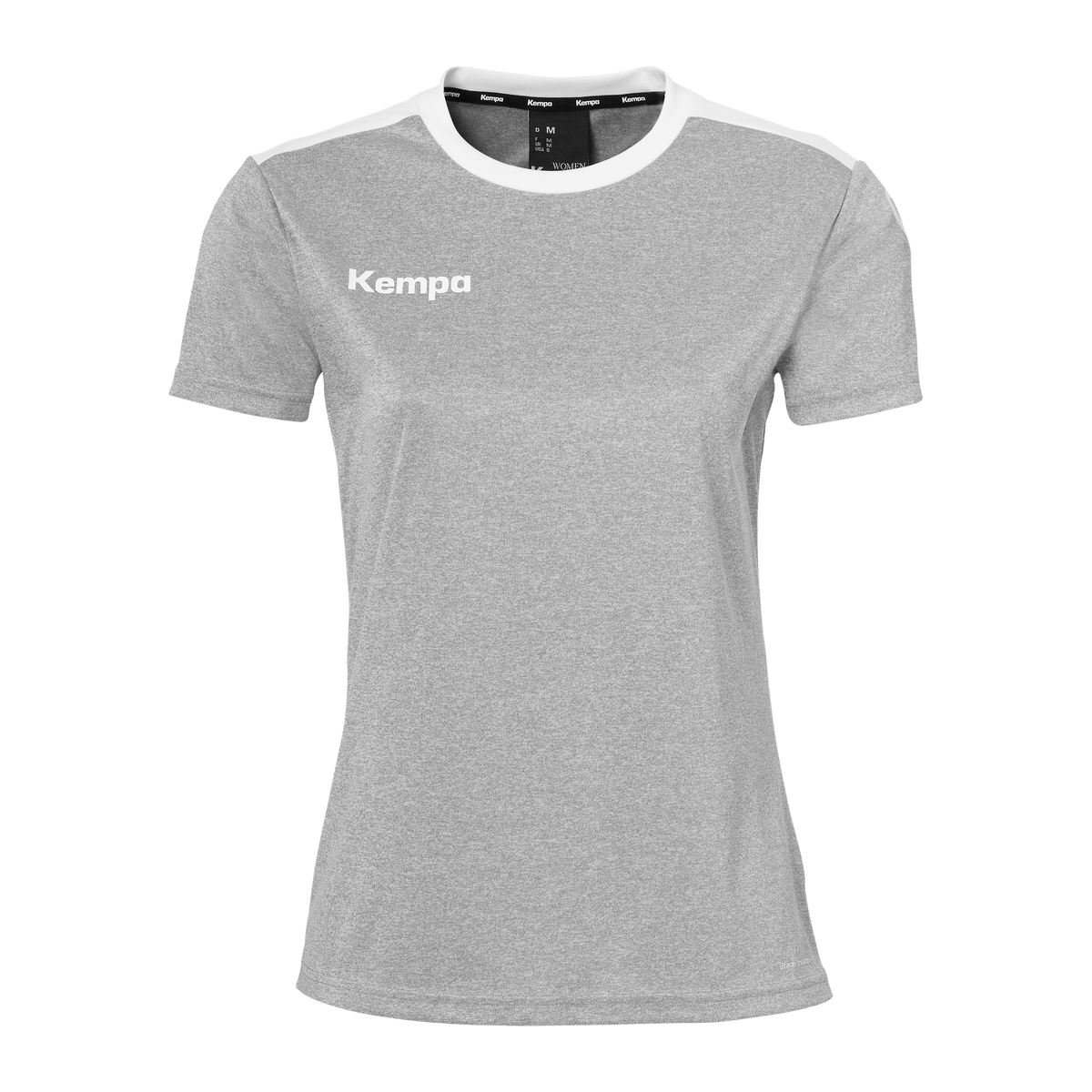 KEMPA Emotion 27 Shirt Damen (dark grau melange/weiß)