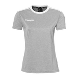 KEMPA Emotion 27 Shirt Damen (dark grau melange/weiß)