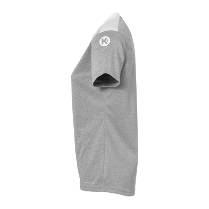 KEMPA Emotion 27 Shirt Damen (dark grau melange/weiß)