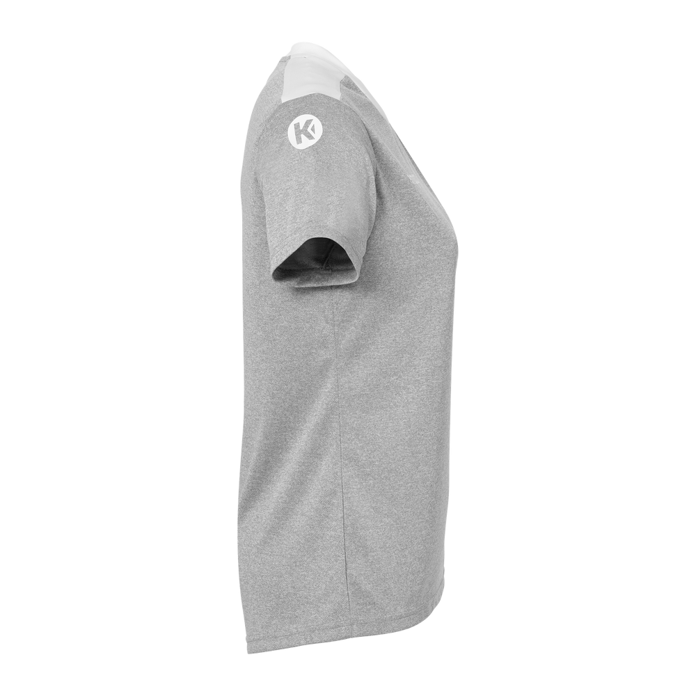 KEMPA Emotion 27 Shirt Damen (dark grau melange/weiß)