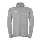 KEMPA Emotion 27 Poly Jacke Kind (dark grau melange/weiß)