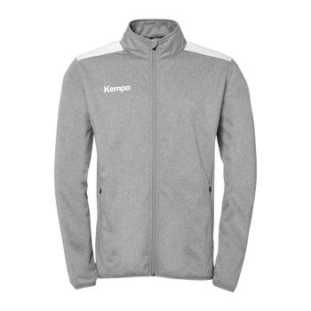 KEMPA Emotion 27 Poly Jacke Kind (dark grau melange/weiß)