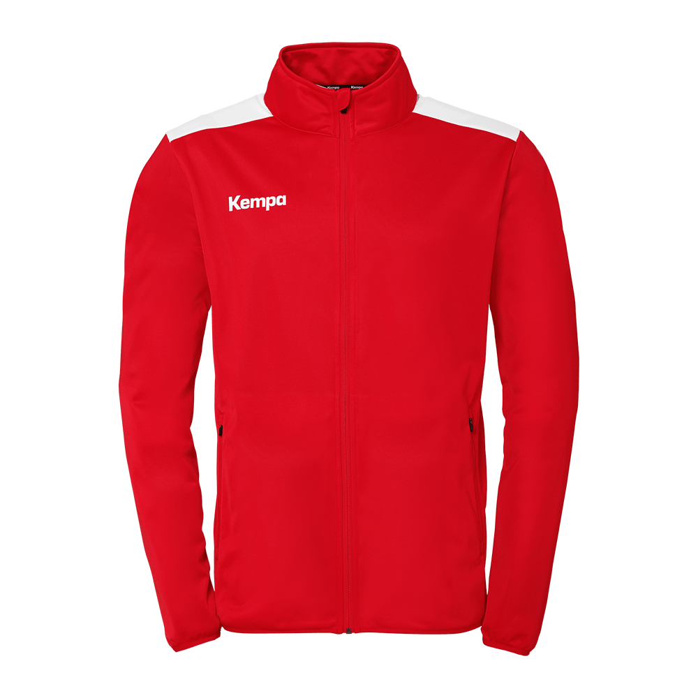 KEMPA Emotion 27 Poly Jacke Kind (rot/weiß)