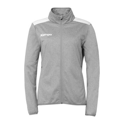KEMPA Emotion 27 Poly Jacke Damen (dark grau melange/weiß)