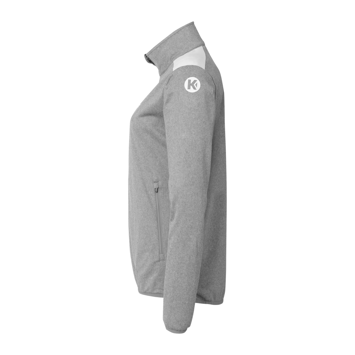KEMPA Emotion 27 Poly Jacke Damen (dark grau melange/weiß)