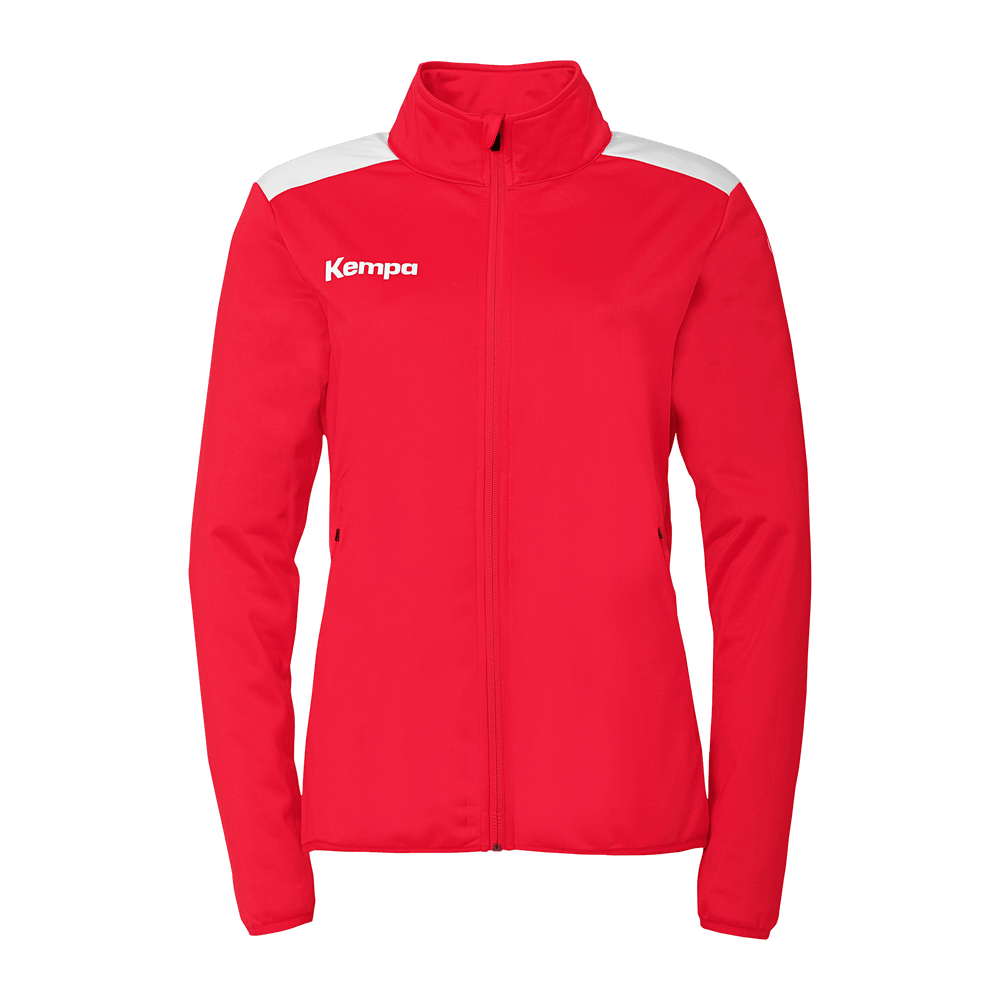 KEMPA Emotion 27 Poly Jacke Damen (rot/weiß)