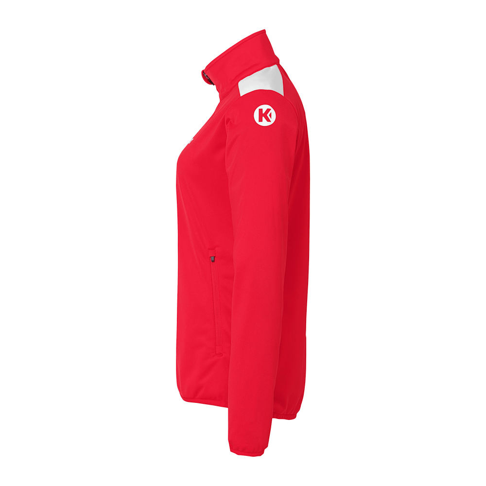 KEMPA Emotion 27 Poly Jacke Damen (rot/weiß)
