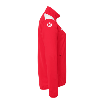 KEMPA Emotion 27 Poly Jacke Damen (rot/weiß)