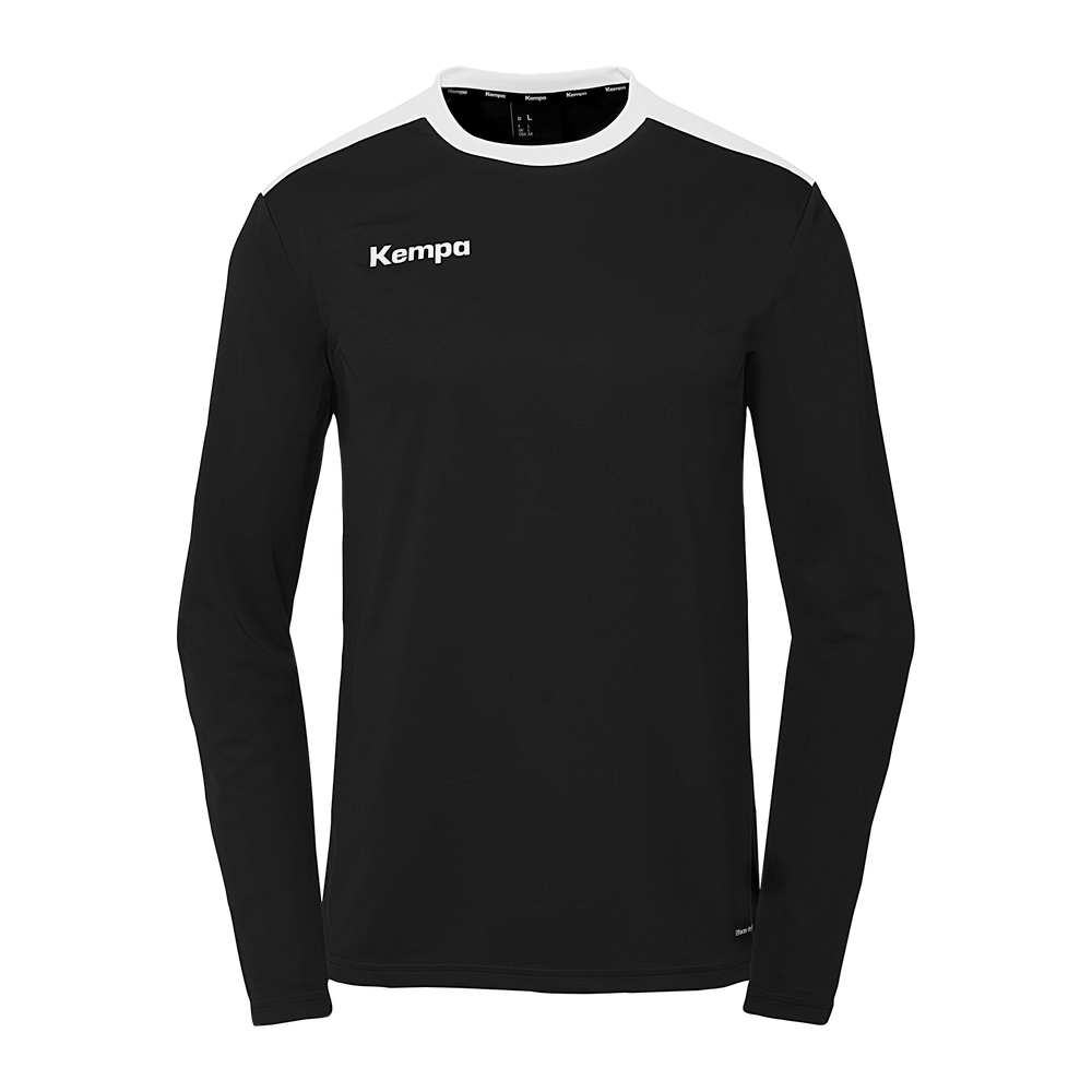KEMPA Emotion 27 Langarmshirt Kind (schwarz/weiß)