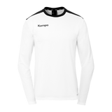 KEMPA Emotion 27 Langarmshirt Kind (weiß/schwarz)