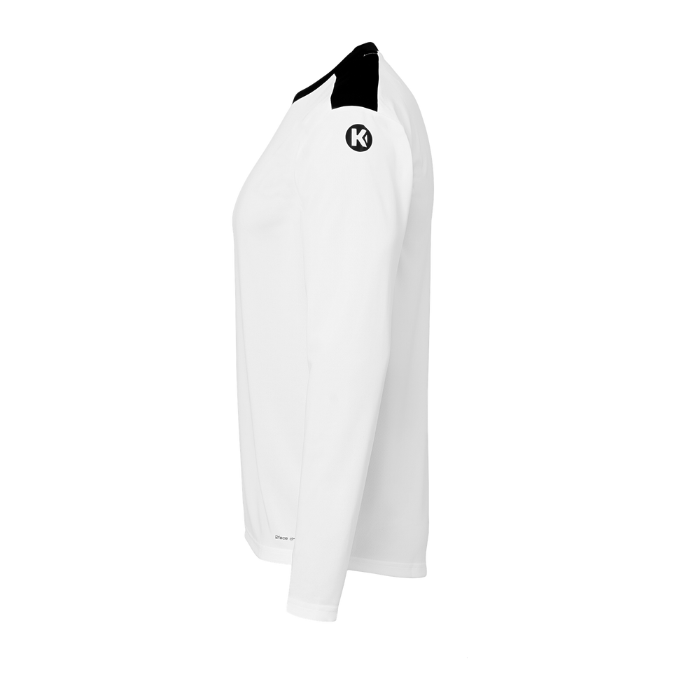 KEMPA Emotion 27 Langarmshirt Kind (weiß/schwarz)