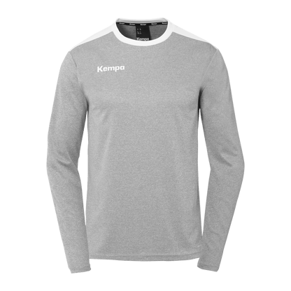 KEMPA Emotion 27 Langarmshirt Kind (dark grau melange/weiß)