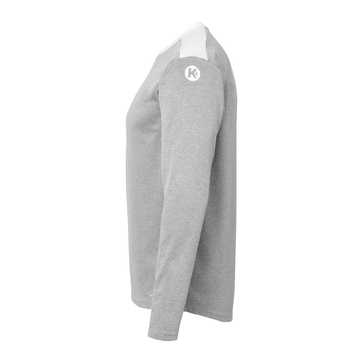 KEMPA Emotion 27 Langarmshirt Kind (dark grau melange/weiß)
