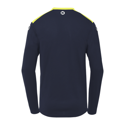 KEMPA Emotion 27 Langarmshirt Kind (marine/fluo gelb)