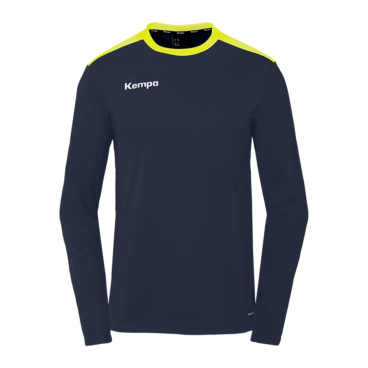 KEMPA Emotion 27 Langarmshirt Kind (marine/fluo gelb)