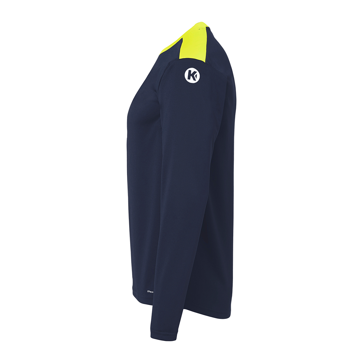KEMPA Emotion 27 Langarmshirt Kind (marine/fluo gelb)