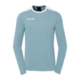 KEMPA Emotion 27 Langarmshirt Kind (aqua/weiß)