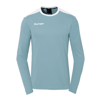 KEMPA Emotion 27 Langarmshirt Kind (aqua/weiß)