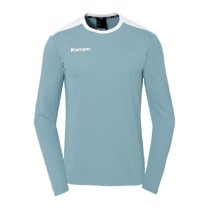 KEMPA Emotion 27 Langarmshirt Kind (aqua/weiß)