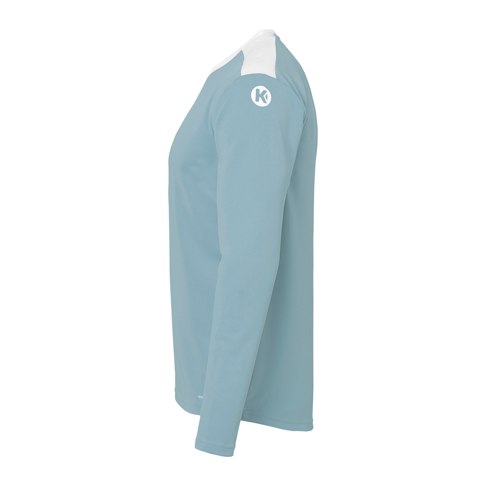 KEMPA Emotion 27 Langarmshirt Kind (aqua/weiß)