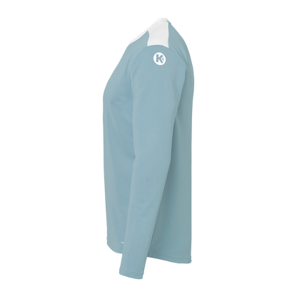 KEMPA Emotion 27 Langarmshirt Kind (aqua/weiß)