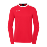 KEMPA Emotion 27 Langarmshirt Kind (rot/weiß)