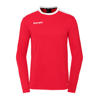 KEMPA Emotion 27 Langarmshirt Kind (rot/weiß)