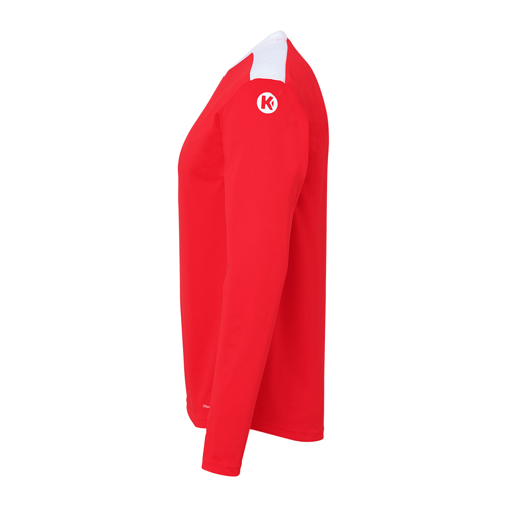 KEMPA Emotion 27 Langarmshirt Kind (rot/weiß)