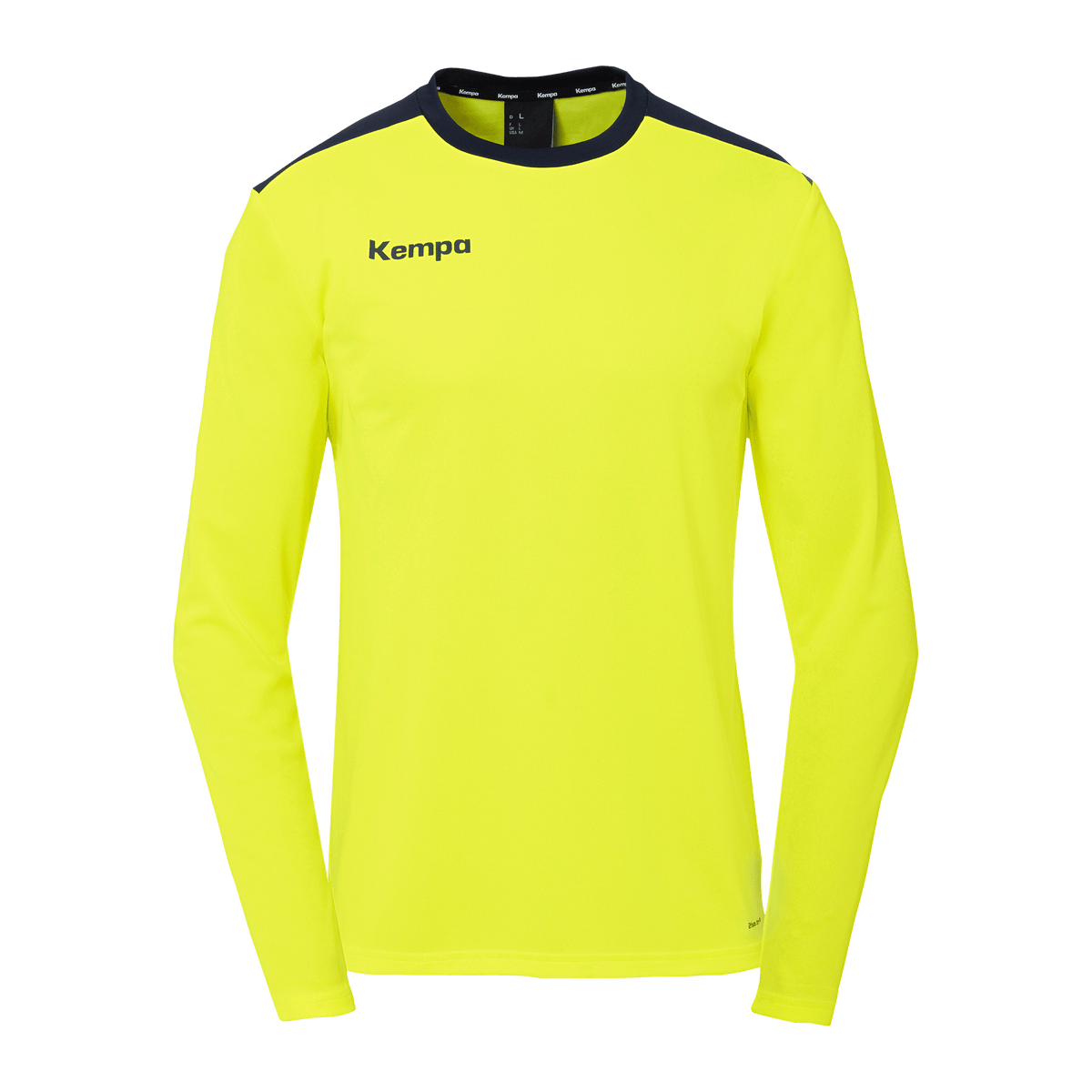 KEMPA Emotion 27 Langarmshirt Kind (fluo gelb/marine)