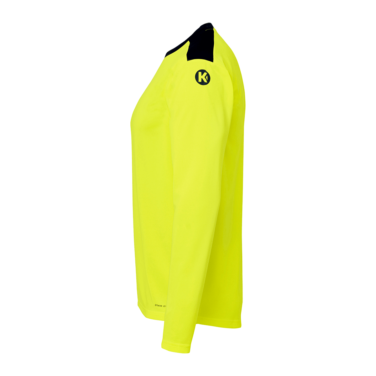 KEMPA Emotion 27 Langarmshirt Kind (fluo gelb/marine)