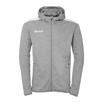 KEMPA Emotion 27 Kapuzenjacke Kind (dark grau melange/weiß)