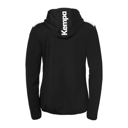 KEMPA Emotion 27 Kapuzenjacke Damen (schwarz/weiß)