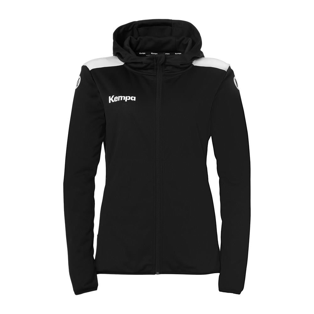 KEMPA Emotion 27 Kapuzenjacke Damen (schwarz/weiß)