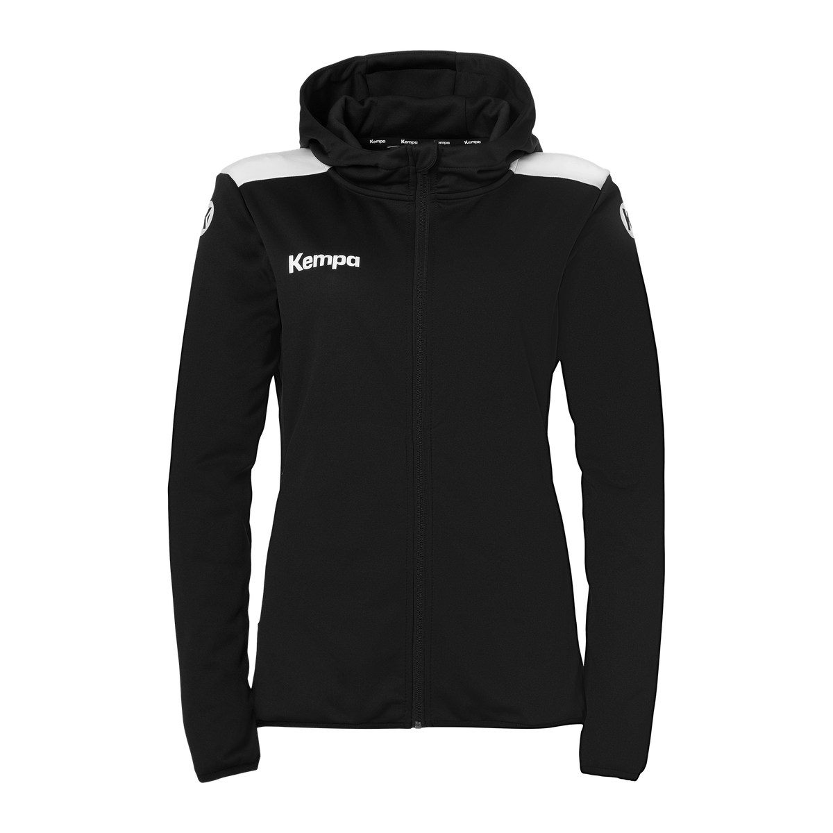 KEMPA Emotion 27 Kapuzenjacke Damen (schwarz/weiß)