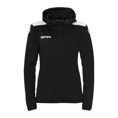 KEMPA Emotion 27 Kapuzenjacke Damen (schwarz/weiß)
