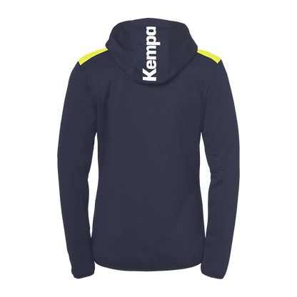 KEMPA Emotion 27 Kapuzenjacke Damen (marine/fluo gelb)