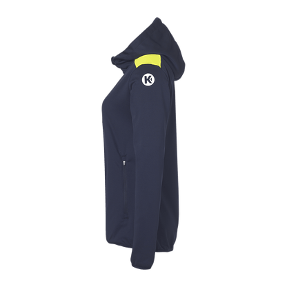 KEMPA Emotion 27 Kapuzenjacke Damen (marine/fluo gelb)
