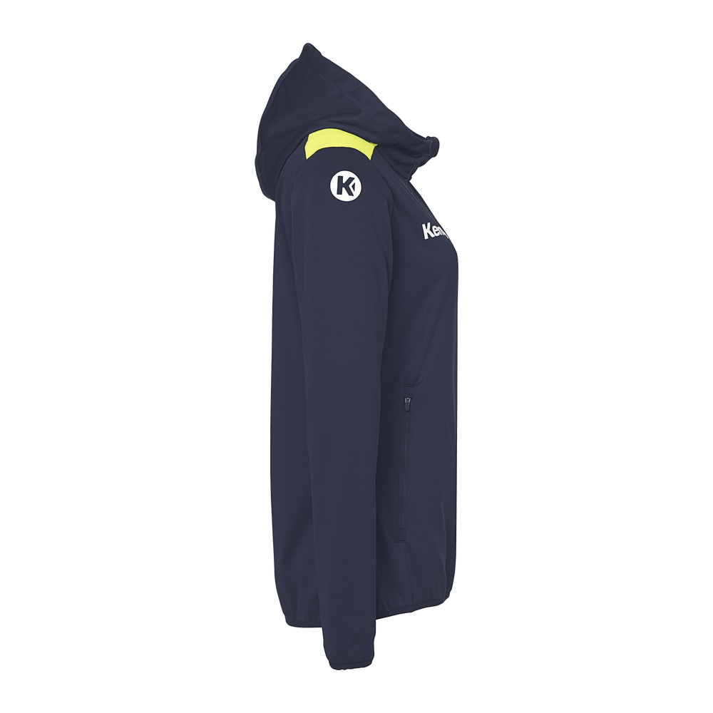 KEMPA Emotion 27 Kapuzenjacke Damen (marine/fluo gelb)