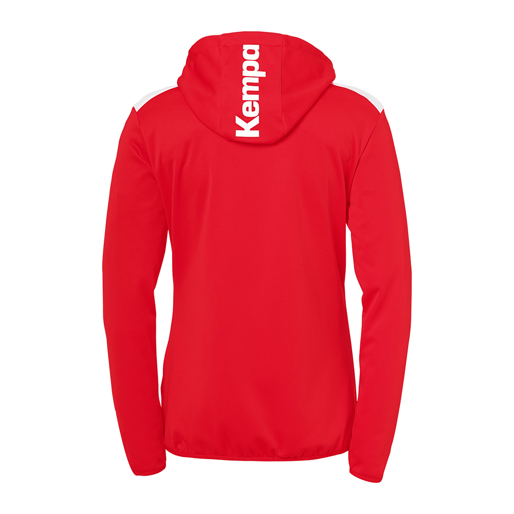 KEMPA Emotion 27 Kapuzenjacke Damen (rot/weiß)