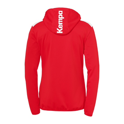 KEMPA Emotion 27 Kapuzenjacke Damen (rot/weiß)