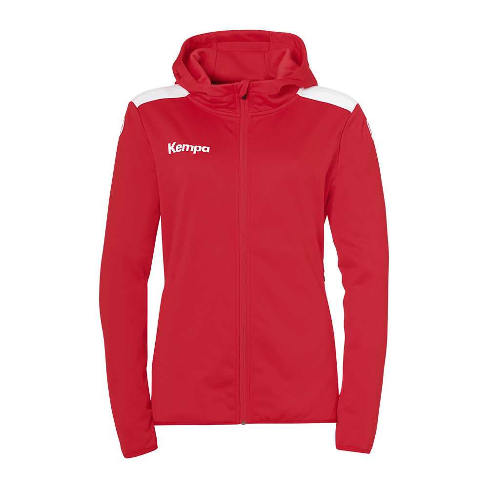 KEMPA Emotion 27 Kapuzenjacke Damen (rot/weiß)