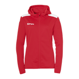 KEMPA Emotion 27 Kapuzenjacke Damen (rot/weiß)