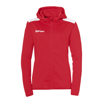 KEMPA Emotion 27 Kapuzenjacke Damen (rot/weiß)