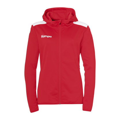KEMPA Emotion 27 Kapuzenjacke Damen (rot/weiß)