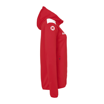 KEMPA Emotion 27 Kapuzenjacke Damen (rot/weiß)