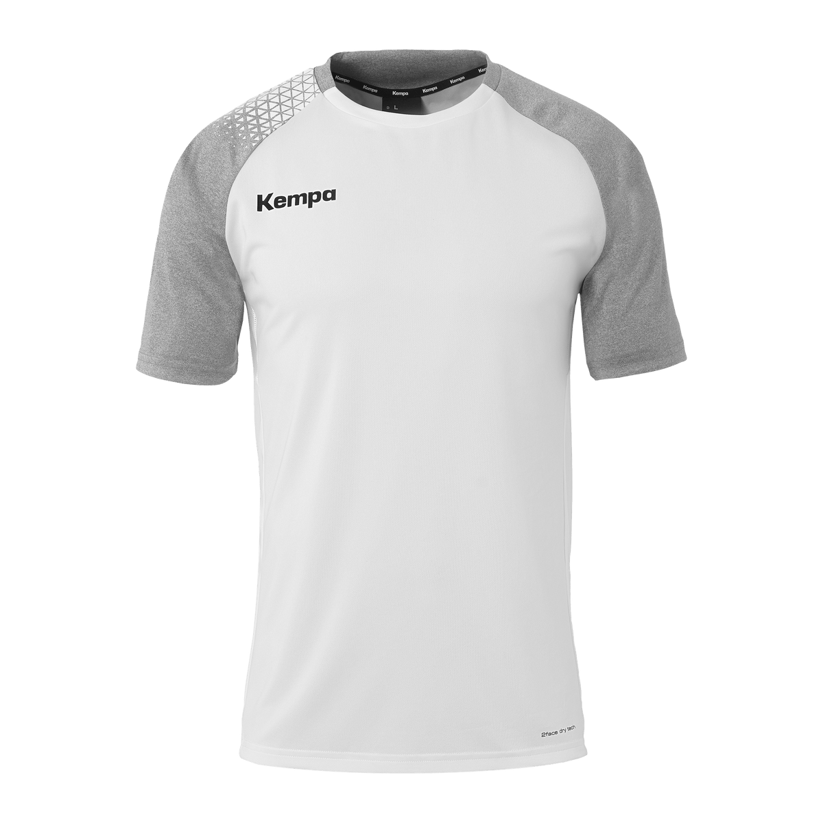 KEMPA Ambition 28 Shirt Kind (weiß/dark grau melange)