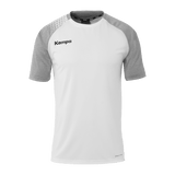 KEMPA Ambition 28 Shirt Kind (weiß/dark grau melange)