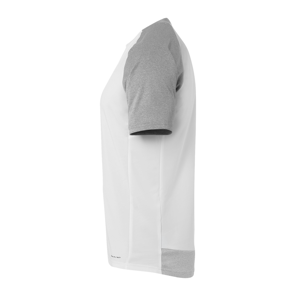 KEMPA Ambition 28 Shirt Kind (weiß/dark grau melange)